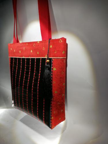 Grand sac thème Klimt Rouge